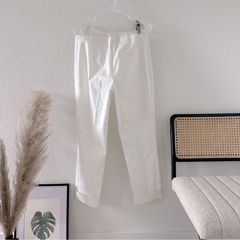 Vintage Per Se - Carlisle Collection Wide Leg White Trouser | Women’s Size 4